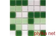 Мозаїка R-MOS WA464211 мікс зелений 327х327 327x327x4 матова
